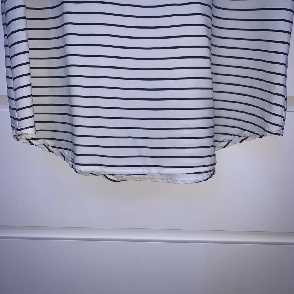 Faded Glory Striped Tank Top Black and White Women’s Medium (8-10) Horizontal - Picture 8 of 8